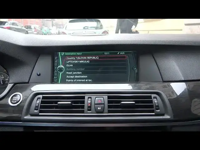 'Video thumbnail for How to Set Destination in Map in BMW Series 5 F10/F11 ( 2010 – 2017 ) - Start Route in Navigation'