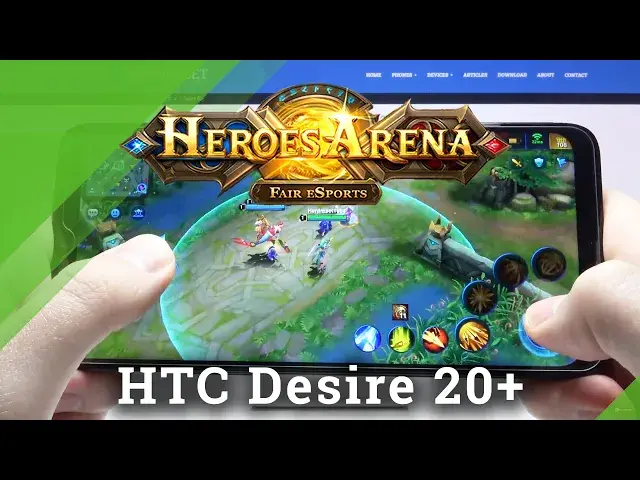 'Video thumbnail for The Gameplay of Heroes Arena on HTC Desire 20+ – Gaming Test'