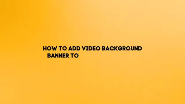 'Video thumbnail for How To Add Video Background Banner To Shopify Homepage (2024) With Autoplay'
