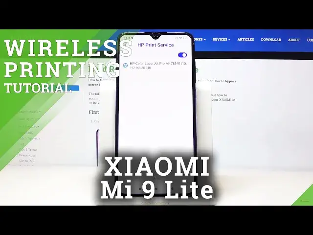 'Video thumbnail for How to Connect Printer in XIAOMI Mi 9 Lite – Wireless Printing'