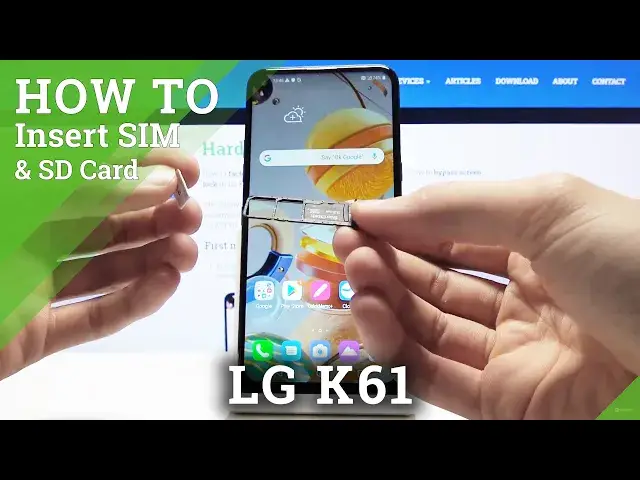 'Video thumbnail for How to Insert Nano SIM Card and Micro SD Card into LG K61 - Set Up Nano SIM & Micro SD'