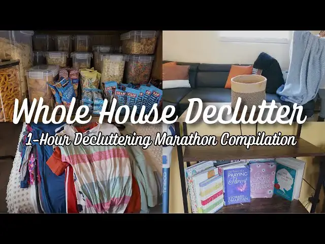 'Video thumbnail for Extreme Whole House Decluttering Motivation: 1 Hour Decluttering Compilation'
