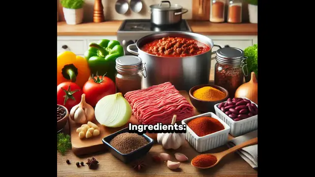 'Video thumbnail for Easy Chili Recipe '