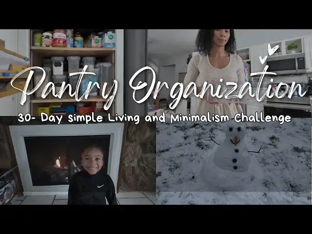 'Video thumbnail for Kitchen Pantry Organization: 30 Days to a Peaceful Home & Heart | Simple Living & Minimalism'