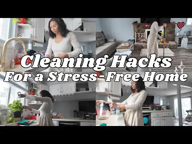 'Video thumbnail for CLEAN WITH ME: HACKS FOR A STRESS-FREE HOME: Biblical Homemaking Motivation'