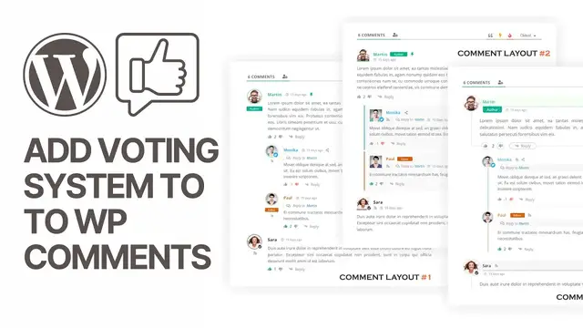 'Video thumbnail for How To Add Voting System Feature to WordPress Comments For Free_ Like & Dislike'