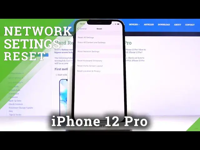 'Video thumbnail for How to Reset Network Settings on iPhone 12 Pro – Restore Network Defaults'