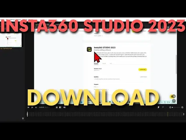 'Video thumbnail for How to Download Insta360 Studio 2023 - Insta360 Desktop Editing Software for Windows, macOS and LUT'