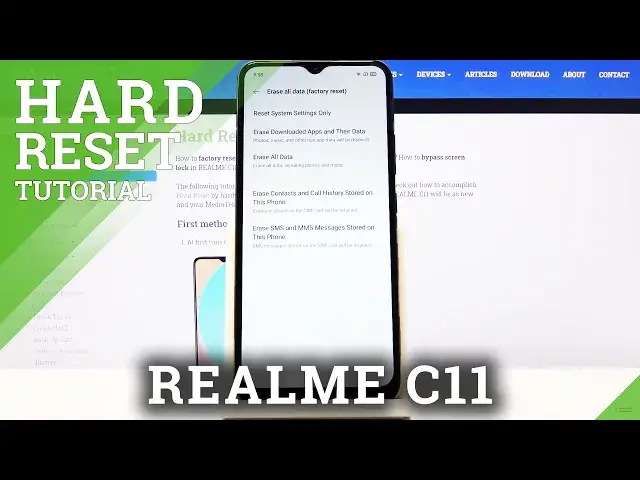 'Video thumbnail for How to Hard Reset REALME C11 – Factory Reset via Settings'