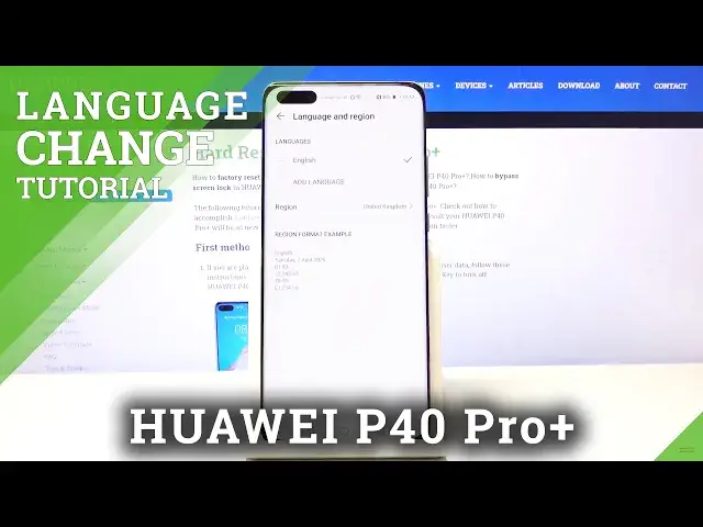 'Video thumbnail for How to Change Language in HUAWEI P40 Pro+ – Find System Language Settings'
