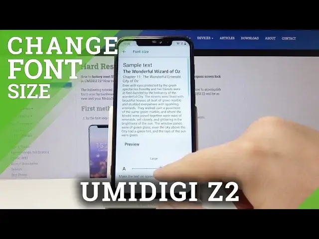 'Video thumbnail for How to Adjust Font in UMIDIGI Z2 – Change Font Size & Style'