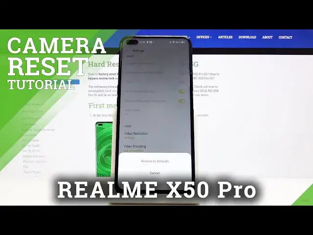 'Video thumbnail for How to Reset Camera REALME X50 PRO 5G - Restore Camera Defaults'