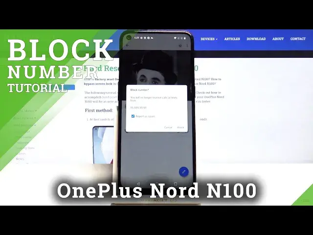 'Video thumbnail for How to Block Numbers in OnePlus Nord N100 – Add Numbers to Black List'
