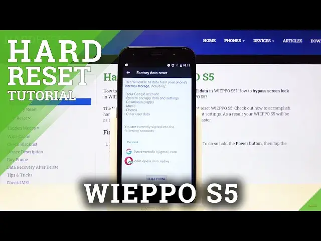 'Video thumbnail for WIEPPO S5 Factory Reset / Wipe Data'