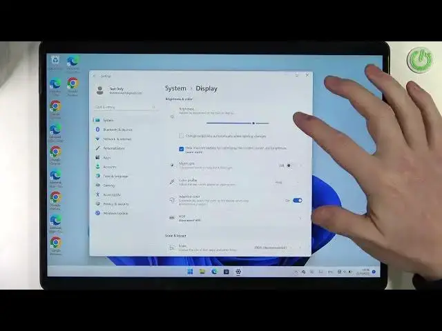 'Video thumbnail for Microsoft Surface Pro 8   How To Enable & Disable Automatic Screen Brightness'