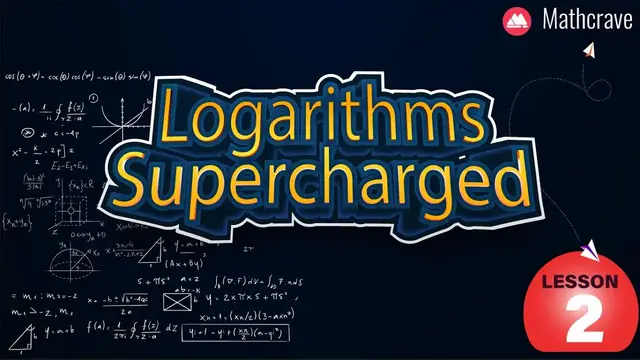 'Video thumbnail for Step Up Your Laws of Logarithms, Solving Logarithmic Equations  - Log Base Lesson 2 | Algebra'