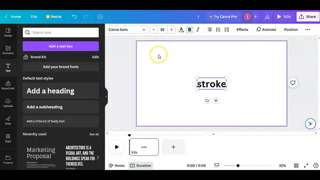 'Video thumbnail for How to make stroke layer effect in Canva #easy canva l Canva Tutorial'