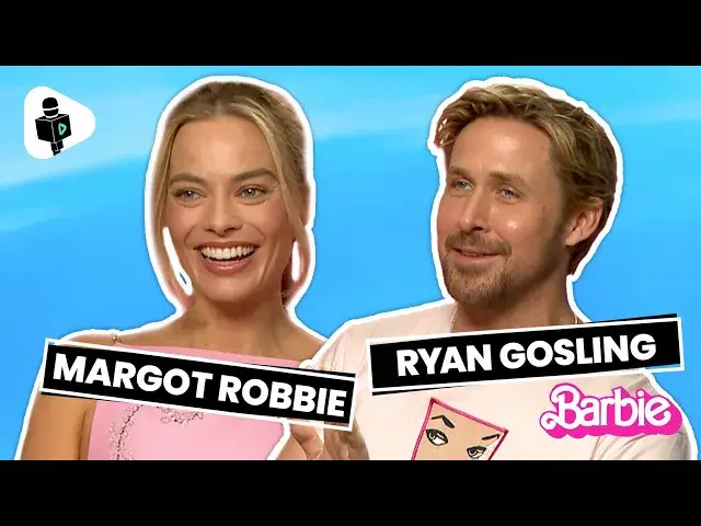 'Video thumbnail for "Ken Is My FAVOURITE Role!" ? Barbie Interview With Margot Robbie & Ryan Gosling!'