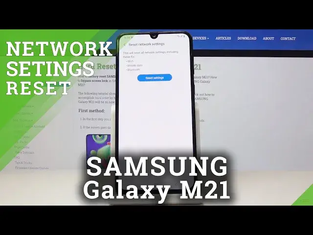'Video thumbnail for How to Reset Network Settings on SAMSUNG Galaxy M21 – Network Settings'
