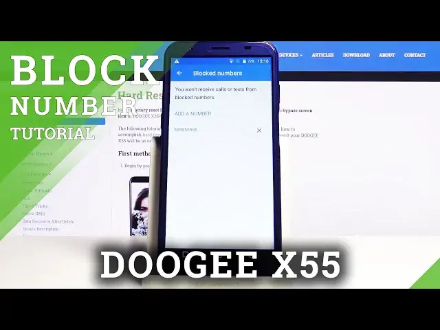'Video thumbnail for How to Block Number in DOOGEE X55 – Blacklist'