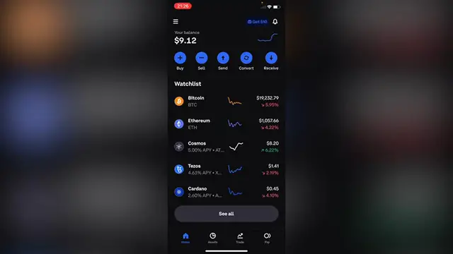 'Video thumbnail for How to CHANGE CRYPTOCURRENCIES in COINBASE  Change from one crypto to another'