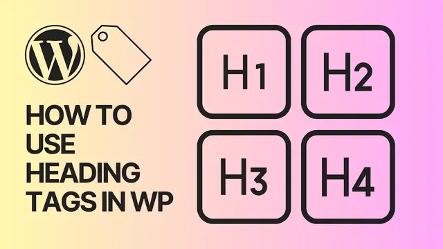 'Video thumbnail for How to Properly Use Heading Tags in WordPress Posts & Pages_ H1 H2 H3 + SEO Tips'