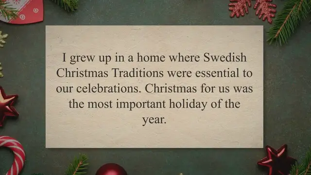 'Video thumbnail for What Are Sweden’s Christmas Traditions?'