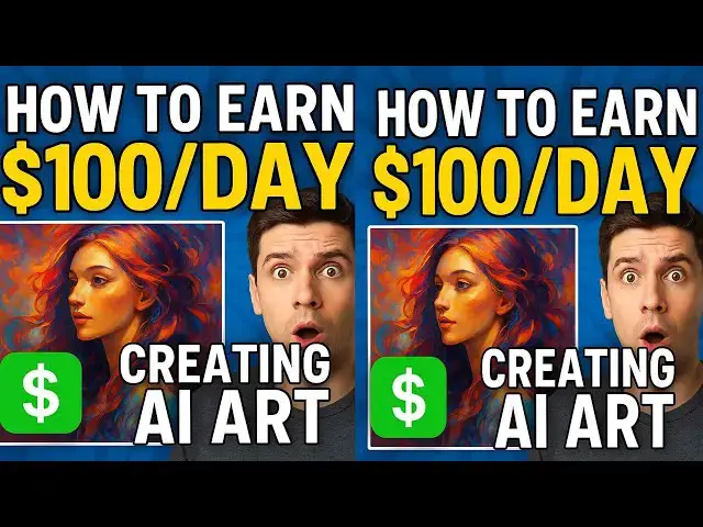 'Video thumbnail for How to Earn $100/Day Creating AI Art (Step-by-Step Beginner’s Guide!)'