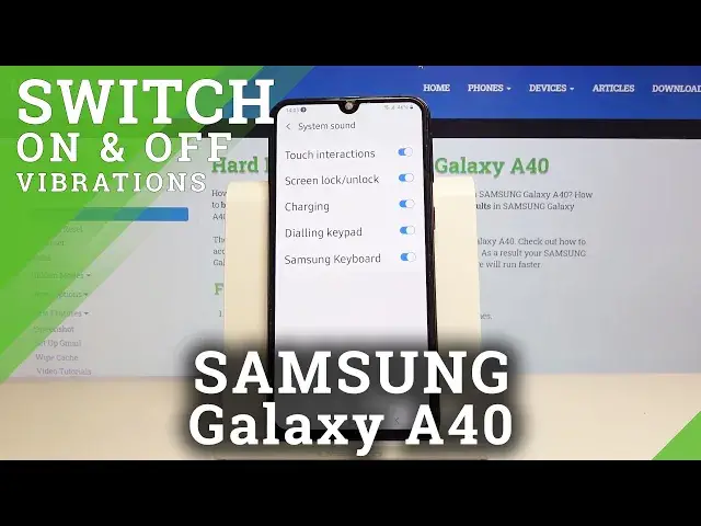 'Video thumbnail for How to Enter Vibration Settings in SAMSUNG Galaxy A40 – Find Vibration Options'