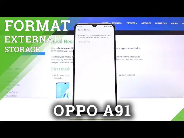 'Video thumbnail for How to Format SD Card in OPPO A91 – Wipe Card Data'