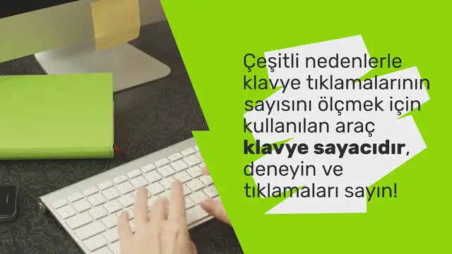 'Video thumbnail for Klavye Sayacı | Tuşlarınızı Çevrimiçi Olarak Sayın'