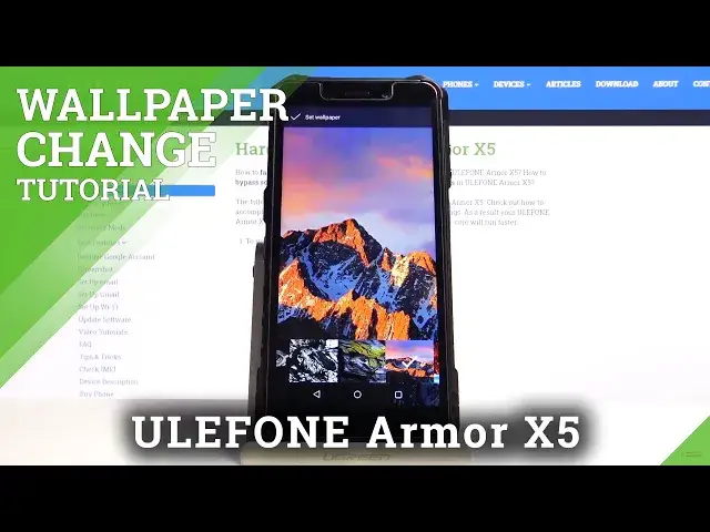 'Video thumbnail for How to Change Wallpaper on ULEFONE ARMOR X5 - Refresh Display'