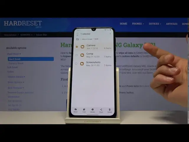 'Video thumbnail for How to Transfer Files in Samsung Galaxy M21 - Move Data'