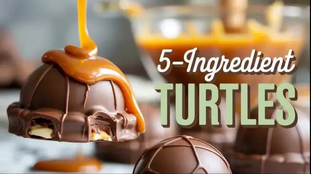 'Video thumbnail for Homemade Chocolate Turtles'