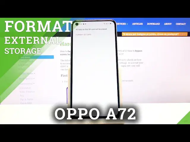 'Video thumbnail for How to Format SD Card in OPPO A72 - Remove All Files from Memory Card'