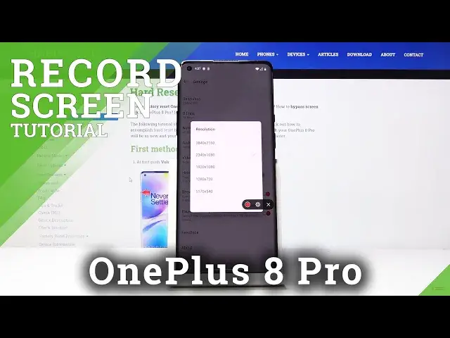'Video thumbnail for How to Record Screen in OnePlus 8 Pro – Activate Screen Recorder'