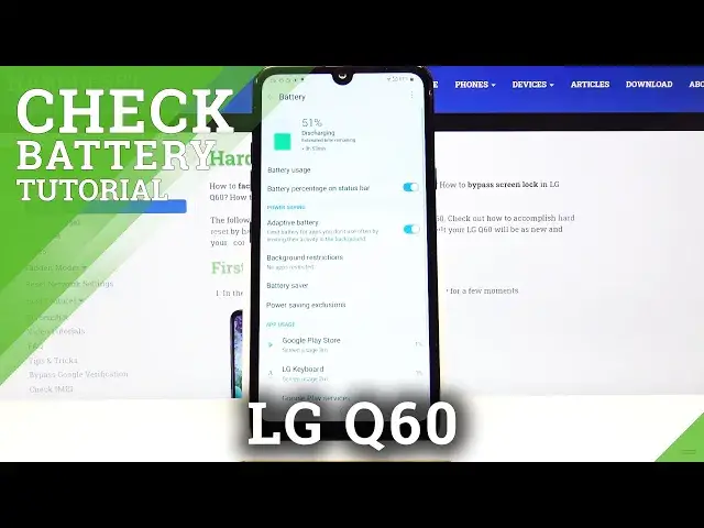'Video thumbnail for How to Enable Battery Percentage in LG Q60 – Battery Level in Status Bar'