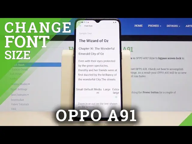 'Video thumbnail for How to Change Font Size in OPPO A91 – Adjust Font Look'