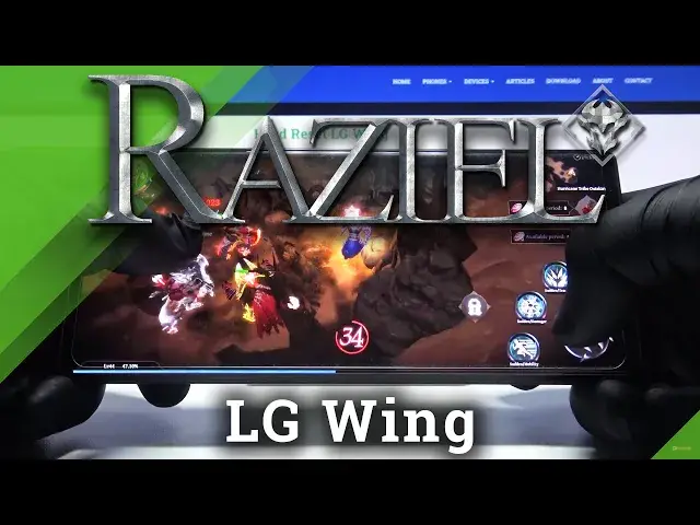 'Video thumbnail for Test Raziel Game on LG Wing – FPS / Drops / Crashes Checkup'