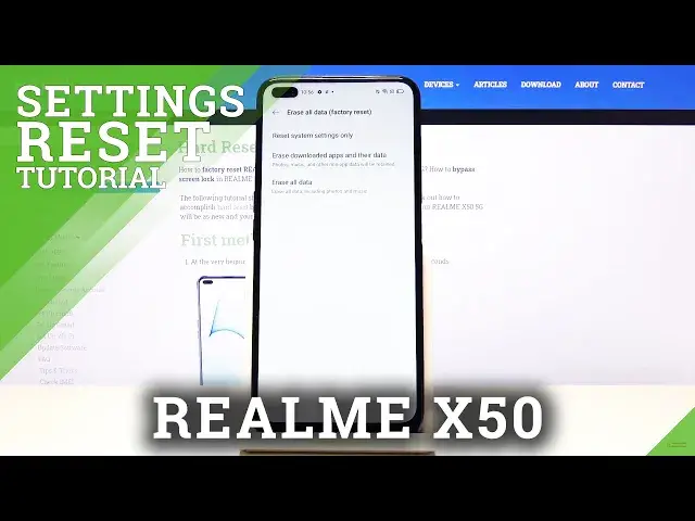 'Video thumbnail for How to Reset System Settings in REALME X50 5G – Restore Default Settings'