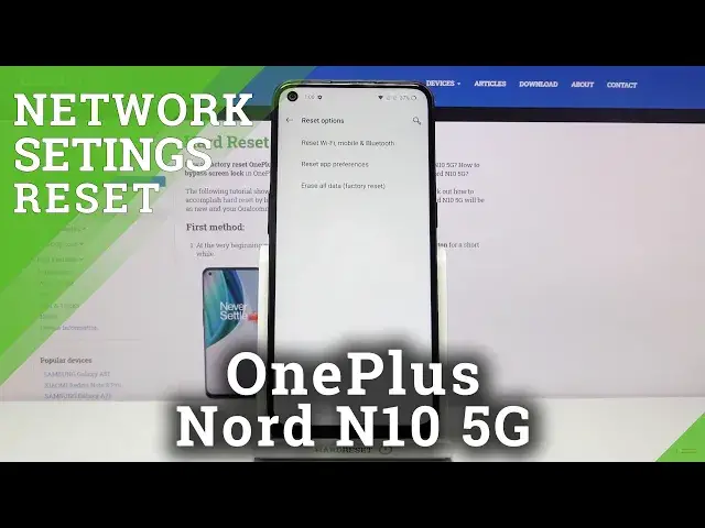 'Video thumbnail for How to Reset Network Settings in OnePlus Nord N10 5G – Restore Network Defaults'