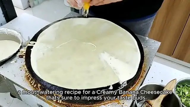 'Video thumbnail for Creamy Banana Cheesecake recipe'