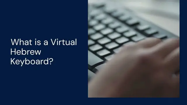 'Video thumbnail for Virtual Hebrew keyboard online – מקלדת בעברית'