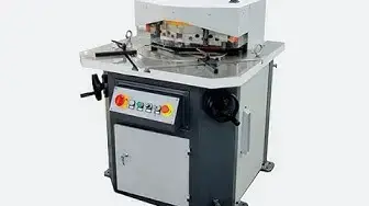 'Video thumbnail for QF28Y-6x220 hydraulic adjustable angle notching machine for sale'