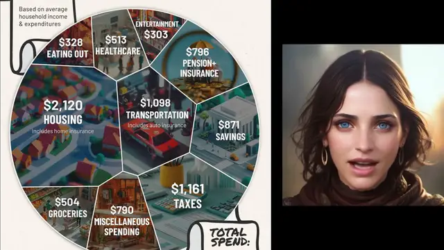 'Video thumbnail for The Average U.S. Household Budget In One Chart (2025)'