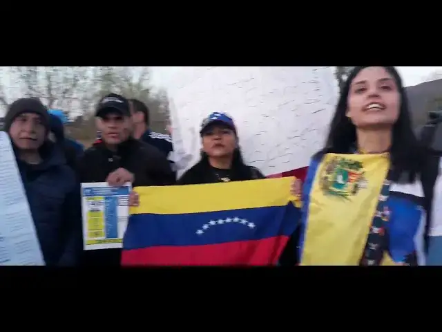 'Video thumbnail for La marcha de los venezolanos en Carlos Paz'