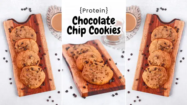 'Video thumbnail for 🍪 Protein Chocolate Chip Cookies 🍪'