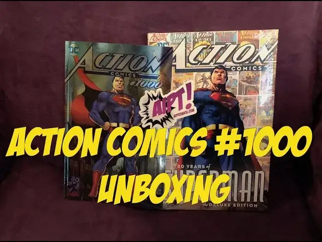 'Video thumbnail for Action Comics #1,000 Press Package Unboxing'