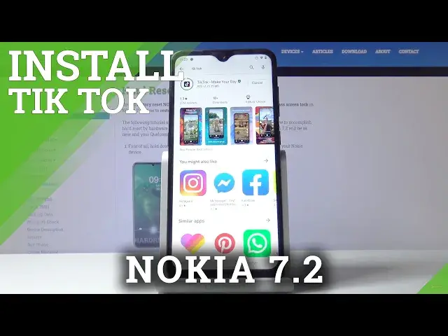 'Video thumbnail for How to Download and Install TikTok in NOKIA 7.2 – Install TikTok'