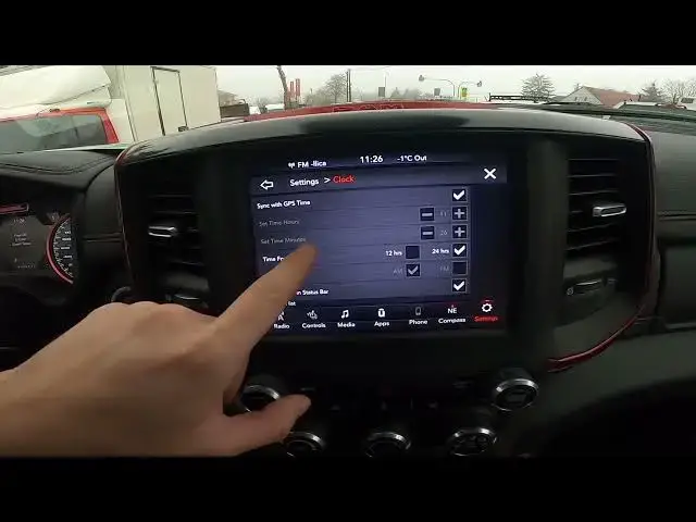 'Video thumbnail for How to Manually Change Date and Time in Dodge RAM REBEL 1500 II ( 2019 - now )  Manage Time Settings'